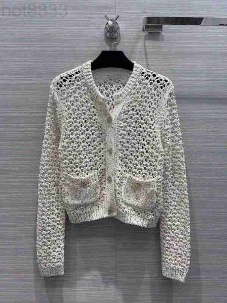 women's knits & tees designer 2023 new spring o neck long sleeve sequins panelled high end jacquard sweater a3zf, White
women's knits & tees designer 2023 new spring o neck long sleeve sequins panelled high end jacquard sweater a3zf, White