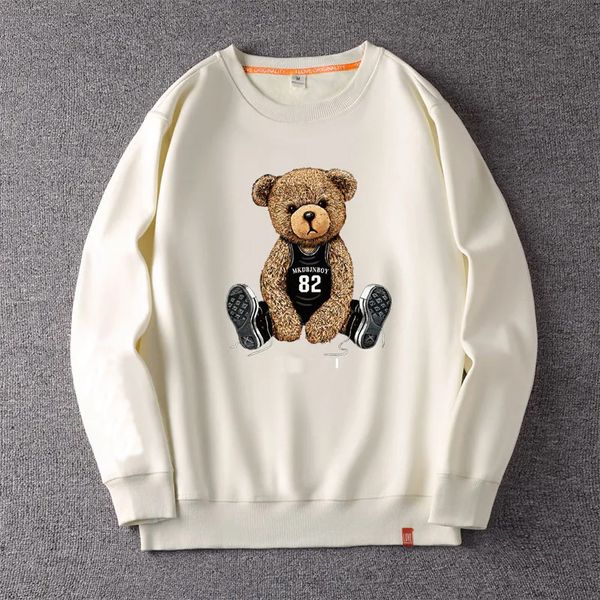 pullover men's hoodie multi-color women's pure cotton high-quality designer coat street blazer couple street bear cartoon embroide, Black
pullover men's hoodie multi-color women's pure cotton high-quality designer coat street blazer couple street bear cartoon embroide, Black