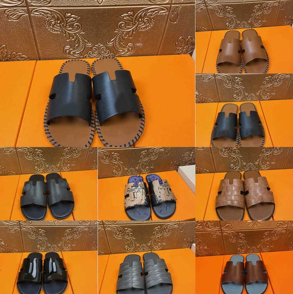 2023 men slippers designer leather sandals izmir flip flop h heritage calfskin leather sandals summer lazy large beach casual slides 44 colo, Black
2023 men slippers designer leather sandals izmir flip flop h heritage calfskin leather sandals summer lazy large beach casual slides 44 colo, Black