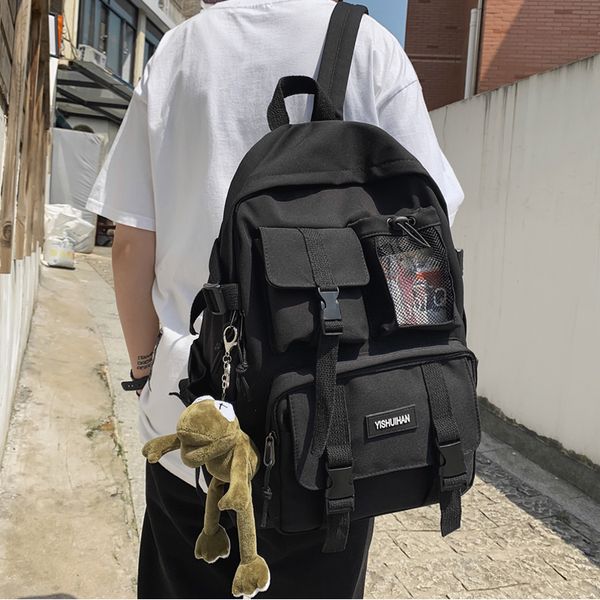school bags cool black nylon bagpack casual lady travel backpacks female anti theft rucksack women backpack korean back pack mochila 230310
school bags cool black nylon bagpack casual lady travel backpacks female anti theft rucksack women backpack korean back pack mochila 230310
