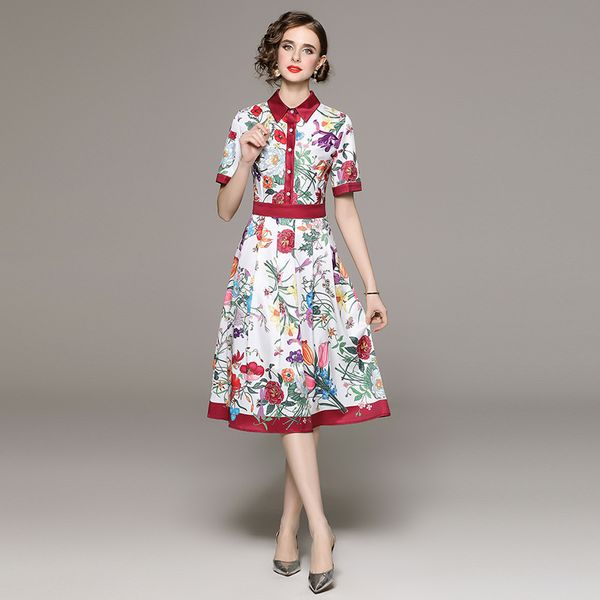 2023 floral print casual dresses summer designer women short sleeve holiday party slim elegant pleated dresses street cafe ladies office chi, Black;gray
2023 floral print casual dresses summer designer women short sleeve holiday party slim elegant pleated dresses street cafe ladies office chi, Black;gray