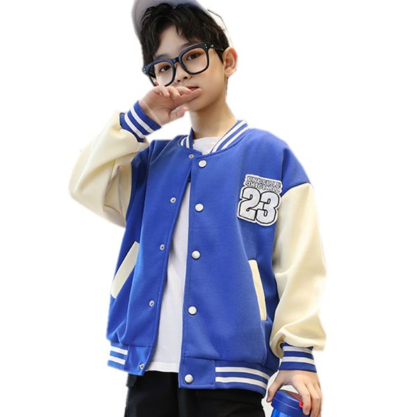 jackets boys autumn spring coat school casual sports jacket children outwear kids clothing letter baseball uniform 514y 230310, Blue;gray
jackets boys autumn spring coat school casual sports jacket children outwear kids clothing letter baseball uniform 514y 230310, Blue;gray