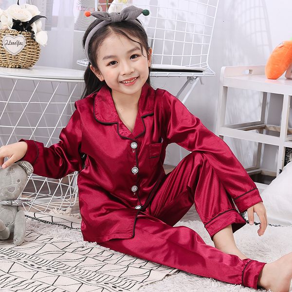 pajamas spring autumn children cardigan pajamas set teen long sleeve silk sleepwear kids girls home clothes 2pcs suit children's pyjama, Blue;red
pajamas spring autumn children cardigan pajamas set teen long sleeve silk sleepwear kids girls home clothes 2pcs suit children's pyjama, Blue;red