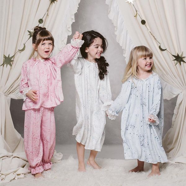 pajamas girls loungewear spring and autumn pink girls pajamas cotton comfortable girl dress baby loungewear children's clothing 230310, Blue;red
pajamas girls loungewear spring and autumn pink girls pajamas cotton comfortable girl dress baby loungewear children's clothing 230310, Blue;red
