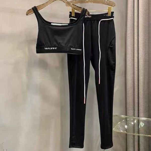 23ss designer brand tracksuit european american fashion versatile yoga suit slim white sports set womens clothing, Gray
23ss designer brand tracksuit european american fashion versatile yoga suit slim white sports set womens clothing, Gray