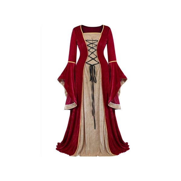 casual dresses european medieval renaissance velvet long dress women gothiced court dress waist party cosplay halloween costume elegant cost, Black;gray
casual dresses european medieval renaissance velvet long dress women gothiced court dress waist party cosplay halloween costume elegant cost, Black;gray