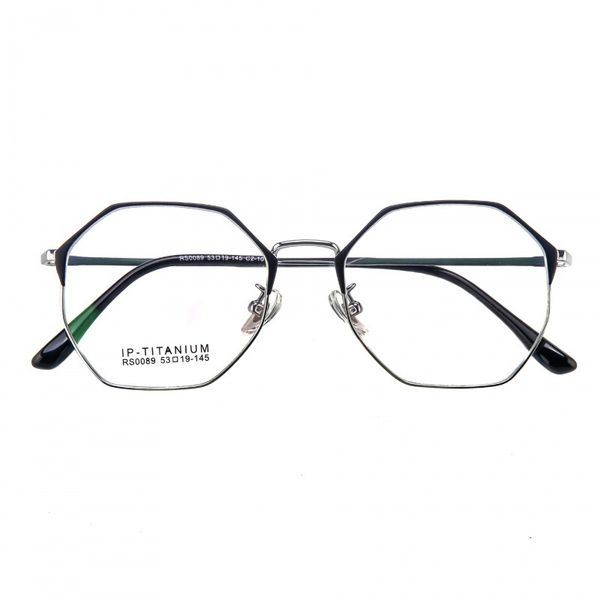 new full-frame retro polygon glasses frame pure titanium ultra light men and women same business eyebrow foot glasses frame popular, Silver
new full-frame retro polygon glasses frame pure titanium ultra light men and women same business eyebrow foot glasses frame popular, Silver