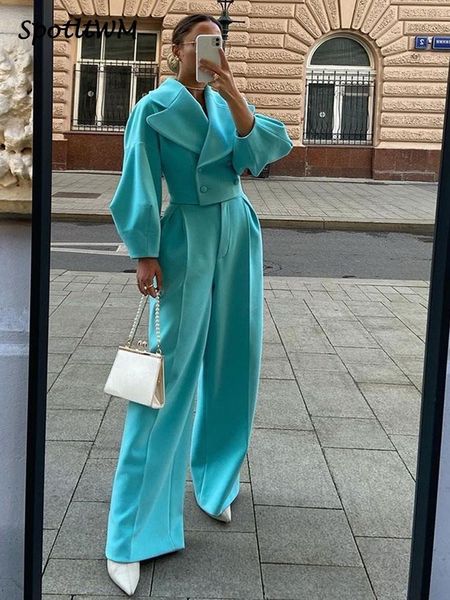 women's two piece pant woolen coats sets autumn winter lantern long sleeve coat female set wide leg pants elegant office lady suit 2303, White
women's two piece pant woolen coats sets autumn winter lantern long sleeve coat female set wide leg pants elegant office lady suit 2303, White