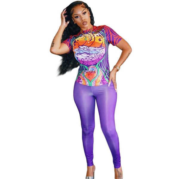 q6050 summer digital print slim tracksuits for women short sleeve o-neck tshirt and sports pencil pants brand 2 piece sets, Gray
q6050 summer digital print slim tracksuits for women short sleeve o-neck tshirt and sports pencil pants brand 2 piece sets, Gray