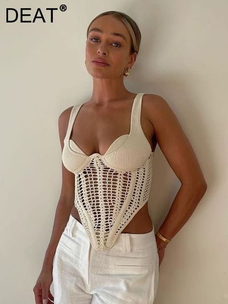 women's tanks camis deat fashion tank solid color sleeveless knitting hollow out backless female summer 2023 17a1669 230310, White
women's tanks camis deat fashion tank solid color sleeveless knitting hollow out backless female summer 2023 17a1669 230310, White