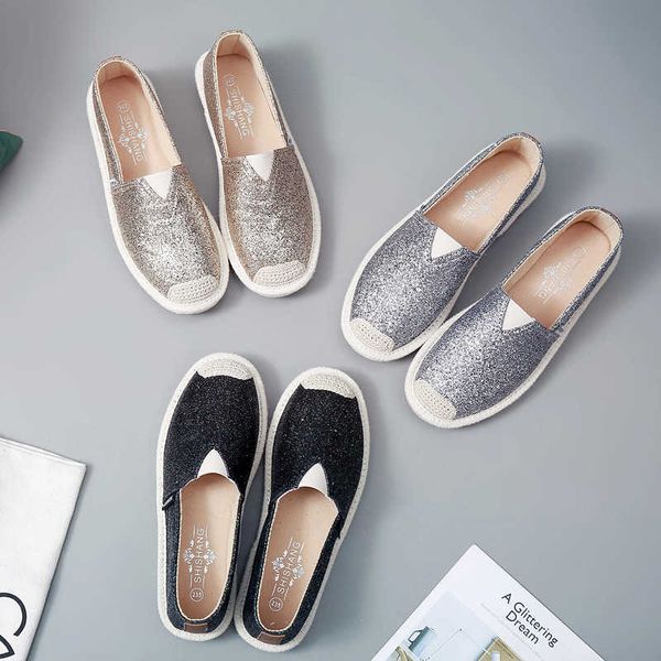 dress shoes slip on lady loafers comfortable female flat shoes new bling sequins shoes for woman women flats zapatos de mujer tenis feminino, Black
dress shoes slip on lady loafers comfortable female flat shoes new bling sequins shoes for woman women flats zapatos de mujer tenis feminino, Black