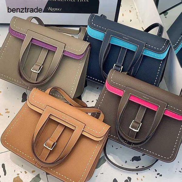 h halza luxurys handbags 2023 new layer cow leather high grade feel handmade wax line contrast hazan female postman
h halza luxurys handbags 2023 new layer cow leather high grade feel handmade wax line contrast hazan female postman