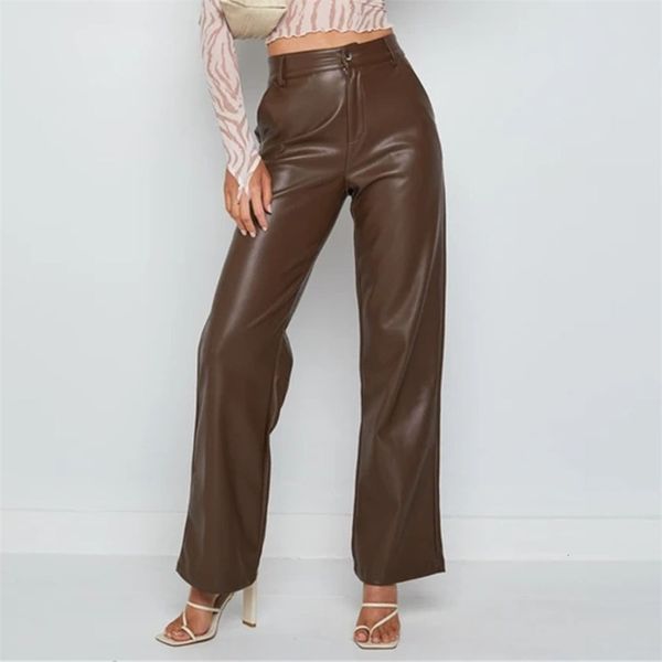 women's pants capris women pu leather loose trousers solid color elastic high waist straight wide leg pants with pockets vintage street, Black;white
women's pants capris women pu leather loose trousers solid color elastic high waist straight wide leg pants with pockets vintage street, Black;white
