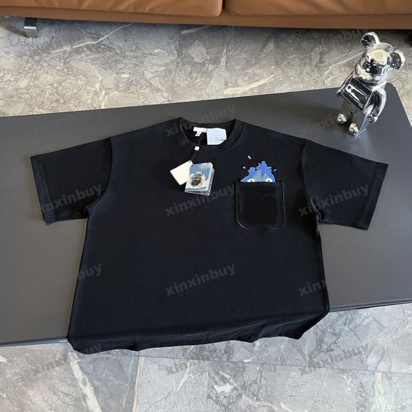xinxinbuy men designer tee t shirt 23ss castle flame embroidery short sleeve cotton women black white gray blue s-2xl, Black;brown
xinxinbuy men designer tee t shirt 23ss castle flame embroidery short sleeve cotton women black white gray blue s-2xl, Black;brown