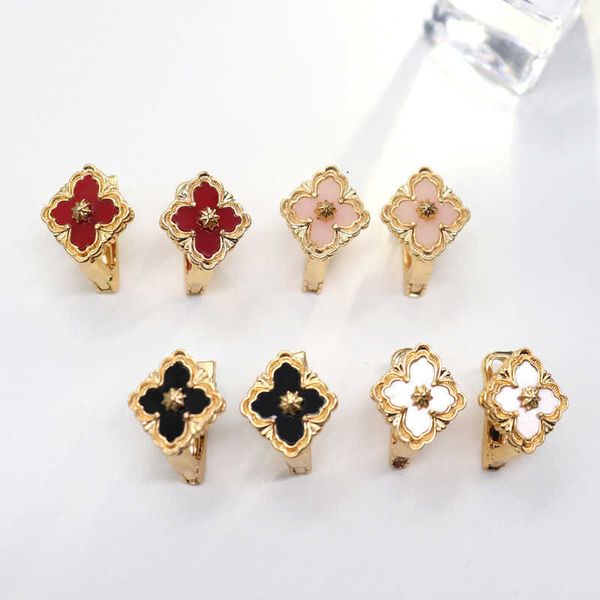 earings new refined red chalcedony four-leaf clover ear clapper women's light luxury plated 18k gold earrings small fragrant fritillari, Golden
earings new refined red chalcedony four-leaf clover ear clapper women's light luxury plated 18k gold earrings small fragrant fritillari, Golden