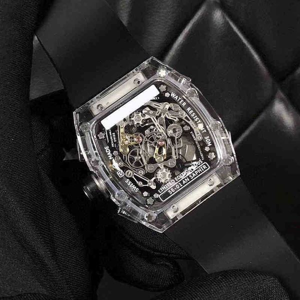 luxury watch richa millers wristwatches mechanical 56-01 automatic black tape crystal gmt clock reloj alloy skeleton tourbillon mens watches, Slivery;black
luxury watch richa millers wristwatches mechanical 56-01 automatic black tape crystal gmt clock reloj alloy skeleton tourbillon mens watches, Slivery;black
