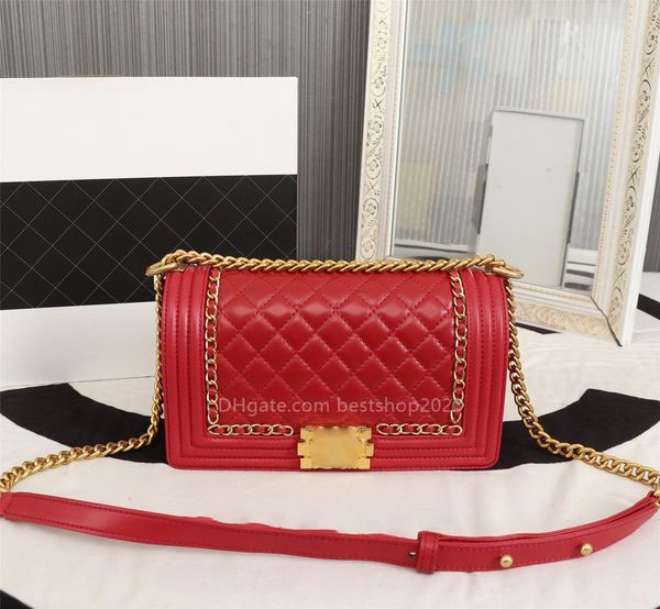 c classic fashion chain bag square bag handbag shoulder bag messenger bag black/red 25cm
c classic fashion chain bag square bag handbag shoulder bag messenger bag black/red 25cm