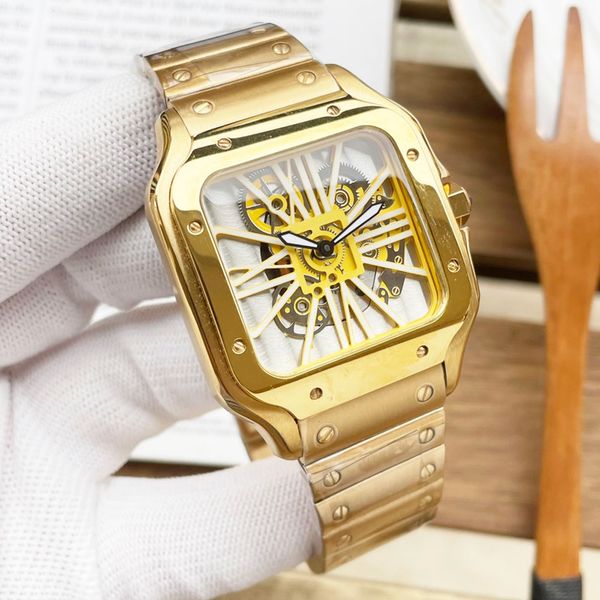 hollow mens watch quartz movement watches sapphire 39*47.5mm fashion business wristwatch double folding clasp montre de luxe, Slivery;brown
hollow mens watch quartz movement watches sapphire 39*47.5mm fashion business wristwatch double folding clasp montre de luxe, Slivery;brown