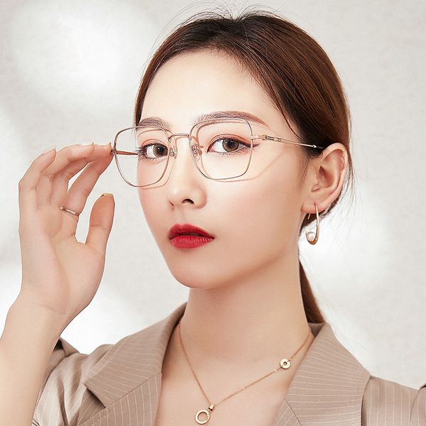 pure titanium new high-end vintage with large rims glasses frame box big face slimming mens and womens characteristic korean fashion glasses, Silver
pure titanium new high-end vintage with large rims glasses frame box big face slimming mens and womens characteristic korean fashion glasses, Silver