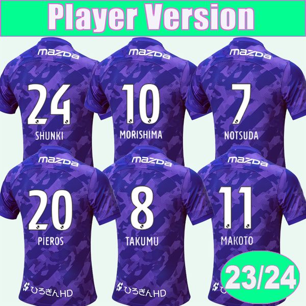 23 24 sanfrecce hiroshima player version soccer jerseys morishima ezequiel shunki aoyama notsuda home purple football shirt short sleeve uni, Black;yellow
23 24 sanfrecce hiroshima player version soccer jerseys morishima ezequiel shunki aoyama notsuda home purple football shirt short sleeve uni, Black;yellow