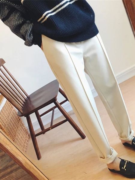 women's pants capris winter thicken women warm harem pants woolen pants female autumn high waist slim trousers 230310, Black;white
women's pants capris winter thicken women warm harem pants woolen pants female autumn high waist slim trousers 230310, Black;white
