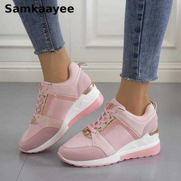 dress shoes size 3543 women sneakers spring autumn female platform wedges vulcanize shoes zapatos tennis mujer breathable laceup footwear j2, Black
dress shoes size 3543 women sneakers spring autumn female platform wedges vulcanize shoes zapatos tennis mujer breathable laceup footwear j2, Black