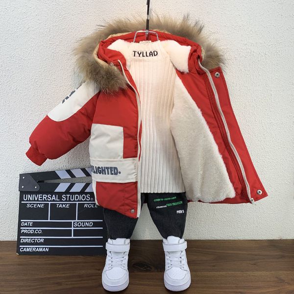 jackets baby fur collar hooded winter boys letter coat cotton plus velvet thicken warm jacket for children's 28years 230310, Blue;gray
jackets baby fur collar hooded winter boys letter coat cotton plus velvet thicken warm jacket for children's 28years 230310, Blue;gray