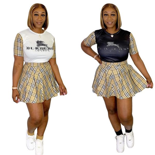 j2708 summer new letter print tracksuits for women short sleeve and sports short skirts casual brand 2 piece skirt sets, Gray
j2708 summer new letter print tracksuits for women short sleeve and sports short skirts casual brand 2 piece skirt sets, Gray