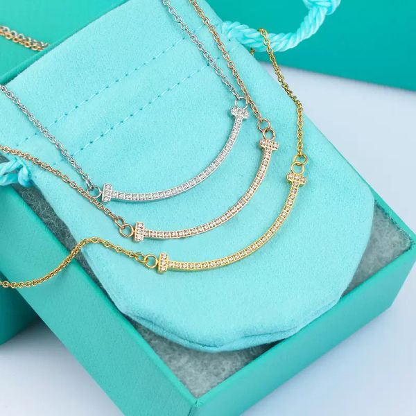 smile necklace women stainless steel couple diamond pendant jewelry for neck christmas gifts for women accessories wholesale, Silver
smile necklace women stainless steel couple diamond pendant jewelry for neck christmas gifts for women accessories wholesale, Silver