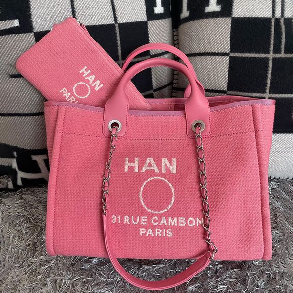 summer classic travel shoulder chain canvas bags weekend trip crossbody the tote deauville beach bag luxury women man cc handbag purse pearl
summer classic travel shoulder chain canvas bags weekend trip crossbody the tote deauville beach bag luxury women man cc handbag purse pearl