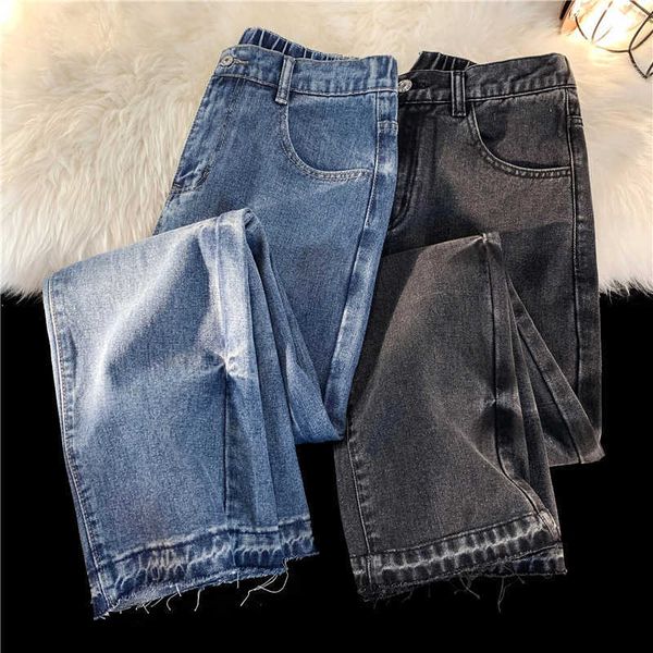 men's jeans new spring 2023 elastic waist baggy korean fashion casual tie flower edging straight-leg denim pants male y2303, Blue
men's jeans new spring 2023 elastic waist baggy korean fashion casual tie flower edging straight-leg denim pants male y2303, Blue