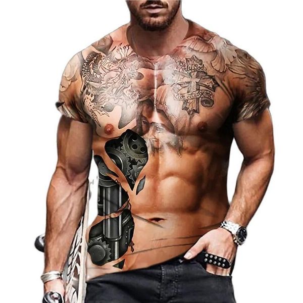 mens tshirts fashion funny muscular men 3d printing casual round neck short sleeve oversized quick dry clothing 230310, White;black
mens tshirts fashion funny muscular men 3d printing casual round neck short sleeve oversized quick dry clothing 230310, White;black