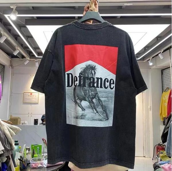 men's plus tees vintage high street t-shirt round neck and short sleeves washed, Black;brown
men's plus tees vintage high street t-shirt round neck and short sleeves washed, Black;brown