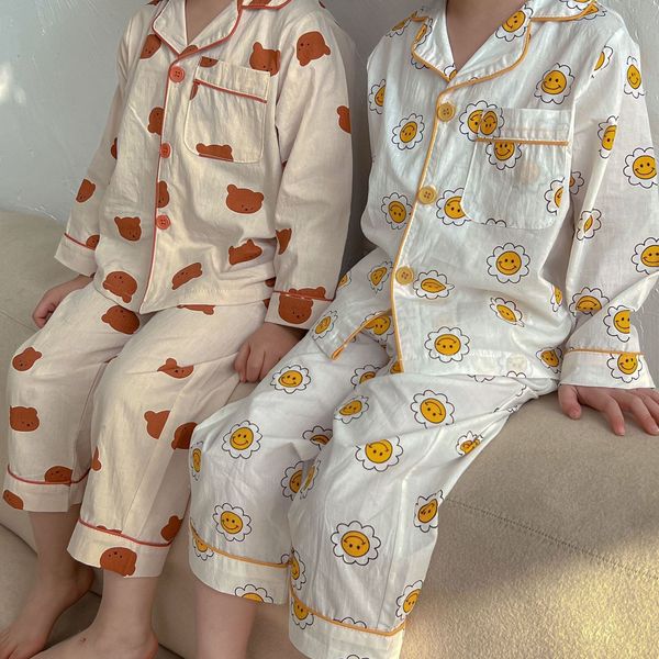 pajamas spring children cartoon cotton leisure wear boys and girls soft bear pajama sets 230310, Blue;red
pajamas spring children cartoon cotton leisure wear boys and girls soft bear pajama sets 230310, Blue;red