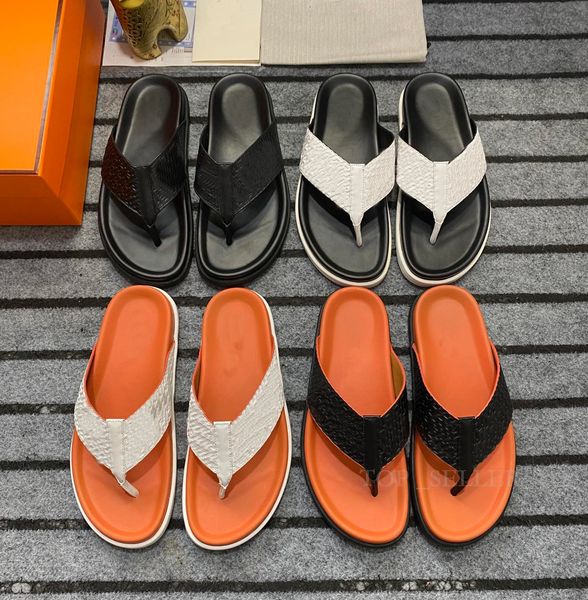 designer slippers mens flats flip flops h calfskin sandals summer printing soft leather beach casual shoes, Black
designer slippers mens flats flip flops h calfskin sandals summer printing soft leather beach casual shoes, Black