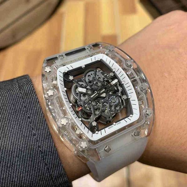 wine luxury wristwatch mens mechanics japanese watches richa barrel leisure business watch rm055 fully automatic mechanical le crystal, Slivery;black
wine luxury wristwatch mens mechanics japanese watches richa barrel leisure business watch rm055 fully automatic mechanical le crystal, Slivery;black