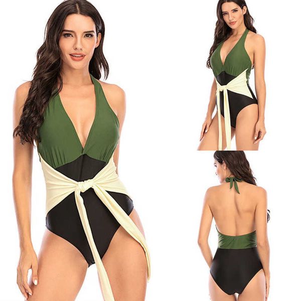luxury bikinis designer monokinis beach new bikini solid color belly covering splicing contrast lace up waist onepiece swimsuit women ladies, White;black
luxury bikinis designer monokinis beach new bikini solid color belly covering splicing contrast lace up waist onepiece swimsuit women ladies, White;black