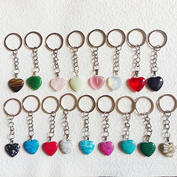 mini love heart stone key rings circle chains charms keychains healing crystal keyrings for women men, Slivery;golden
mini love heart stone key rings circle chains charms keychains healing crystal keyrings for women men, Slivery;golden