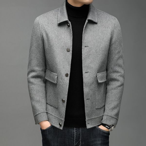 men's jackets 70 wool mens luxury spring autumn single breasted casual male outerwear fashion solid color grey black man coats 230309, Black;brown
men's jackets 70 wool mens luxury spring autumn single breasted casual male outerwear fashion solid color grey black man coats 230309, Black;brown