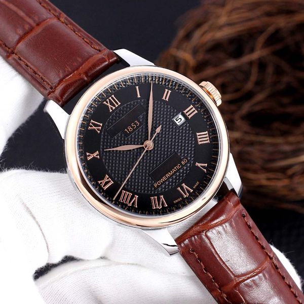 2023 men's luxury mechanical watch leisure fashion three-pin 41mm series multi-function waterproof belt watches, Slivery;brown
2023 men's luxury mechanical watch leisure fashion three-pin 41mm series multi-function waterproof belt watches, Slivery;brown