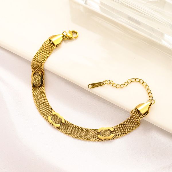 designer c-letter bracelets chains classic never fade women bangle 18k gold plated stainless steel hollow out lovers gift wristband cuff cha, Black
designer c-letter bracelets chains classic never fade women bangle 18k gold plated stainless steel hollow out lovers gift wristband cuff cha, Black
