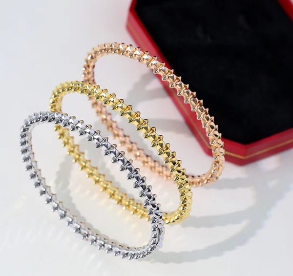 luxury ca brand bullet designer charm bracelet 18k gold love bangle bracelets party jewelry gift, Golden;silver
luxury ca brand bullet designer charm bracelet 18k gold love bangle bracelets party jewelry gift, Golden;silver