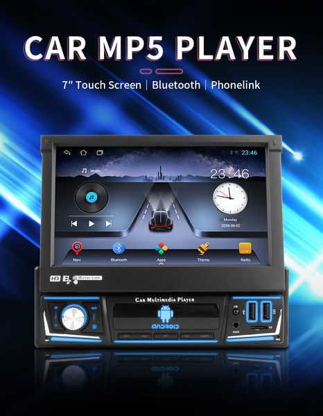 1 din universal 7inch android 11 car dvd radio ips retractable screen gps navigation carplay auto multimedia video player stereo
1 din universal 7inch android 11 car dvd radio ips retractable screen gps navigation carplay auto multimedia video player stereo