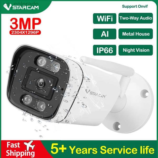 ip cameras vstarcam cs58 hd 3mp outdoor cctv camera two-way audio wifi infrared night vision 1296p metal house waterproof security w0310
ip cameras vstarcam cs58 hd 3mp outdoor cctv camera two-way audio wifi infrared night vision 1296p metal house waterproof security w0310