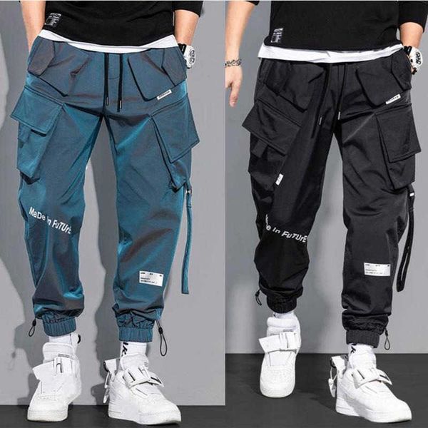 men's pants cargo fashion hip hop multi-pocket trousers trendy streetwear solid sweatpants pantalones casuales para hombre, Black
men's pants cargo fashion hip hop multi-pocket trousers trendy streetwear solid sweatpants pantalones casuales para hombre, Black