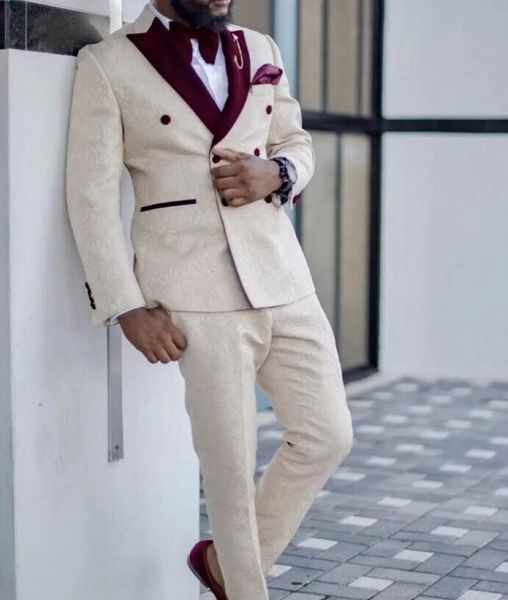 brand new ivory embossing groom tuxedos burgundy peak lapel men wedding tuxedo fashion men jacket blazer men prom dinner/darty suit jacket p, Black;gray
brand new ivory embossing groom tuxedos burgundy peak lapel men wedding tuxedo fashion men jacket blazer men prom dinner/darty suit jacket p, Black;gray