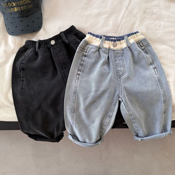 jeans spring boys solid color loose jeans girls soft casual denim pants kids trousers 230309, Blue
jeans spring boys solid color loose jeans girls soft casual denim pants kids trousers 230309, Blue