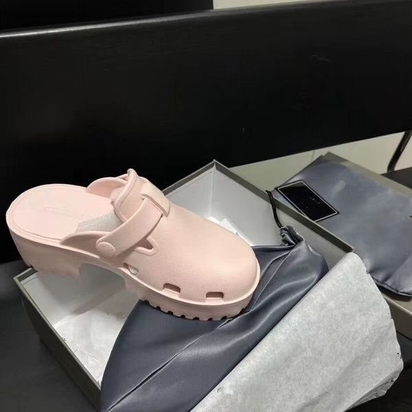 2023 new women perforated slippers designers platform sandal luxury wedge rubber cut-out slide carved hollow flats shoes breathable beach sl, Black
2023 new women perforated slippers designers platform sandal luxury wedge rubber cut-out slide carved hollow flats shoes breathable beach sl, Black