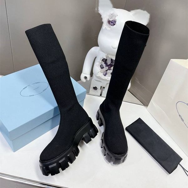 fashionable new style boots sock shoes women's elastic cloth flat prad heel thick sole with high ankle boot socks booties p18a, Black
fashionable new style boots sock shoes women's elastic cloth flat prad heel thick sole with high ankle boot socks booties p18a, Black