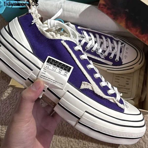 xvessel wu jianhao's same purple low inner high thick soled canvas shoes vulcanized for men and women beggars, Black
xvessel wu jianhao's same purple low inner high thick soled canvas shoes vulcanized for men and women beggars, Black
